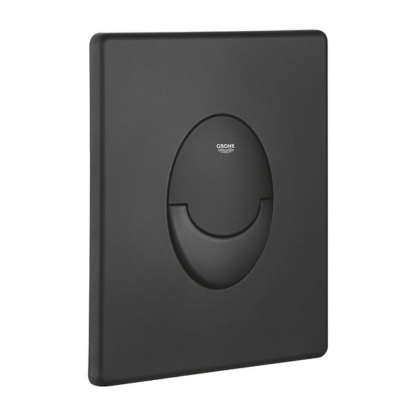 GROHE - Grohe Pack WC Bâti autoportant Rapid SL + WC sans bride Infinitio 2.0 Noir mat + Abattant softclose + Plaque Noir mat - large