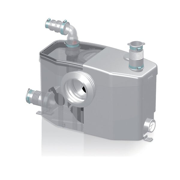 SFA - SFA Sanibroyeur Sanipro XR - Broyeur sanitaire adaptable sortie horizontale, Blanc (0100900) - large