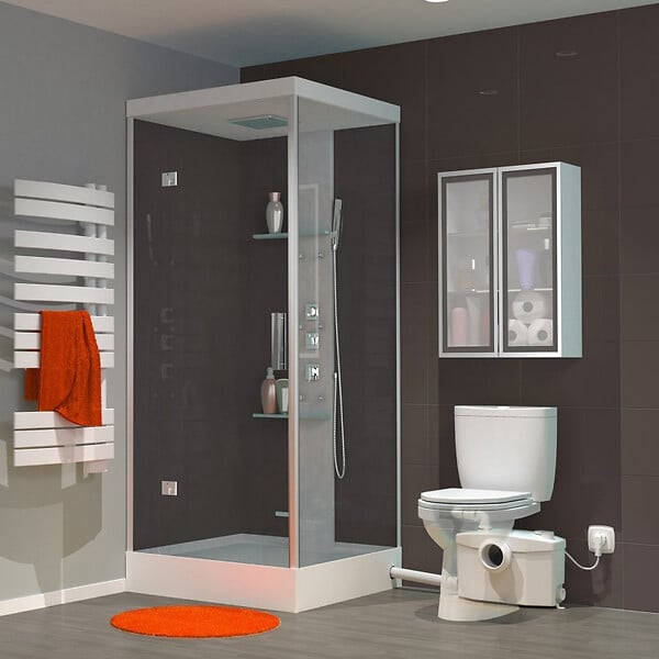 SFA - SFA Sanibroyeur Sanipro XR - Broyeur sanitaire adaptable sortie horizontale, Blanc (0100900) - large