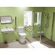 JIKA (GROUPE ROCA) - Jika (Groupe Roca) Mio Lavabo PMR sans obstacle 64x55 cm trou pour robinetterie au milieu (1371.4.000.104.1) - vignette