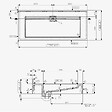 ISTONE - Ultra plan vasque autoportant 1200 x 520 x 100 mm, en Solid Surface, blanc mat (ERGO-1200) - vignette