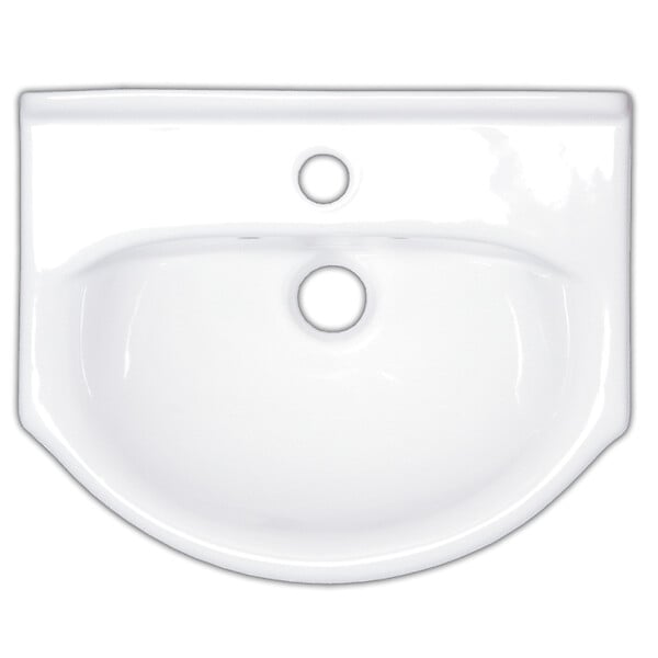 NATUREL - Naturel Lavabo Pro 43x34 cm trou pour mélangeur au milieu (HA5640) - large