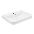 SWISS AQUA TECHNOLOGIES - Swiss Aqua Technologies Meuble lavabo Swiss Aqua Technologies Fusion 60,5x46 cm blanc mat, trou pour robinet au milieu SATFUS6046MW - vignette
