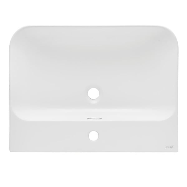SWISS AQUA TECHNOLOGIES - Swiss Aqua Technologies Meuble lavabo Swiss Aqua Technologies Fusion 60,5x46 cm blanc mat, trou pour robinet au milieu SATFUS6046MW - large