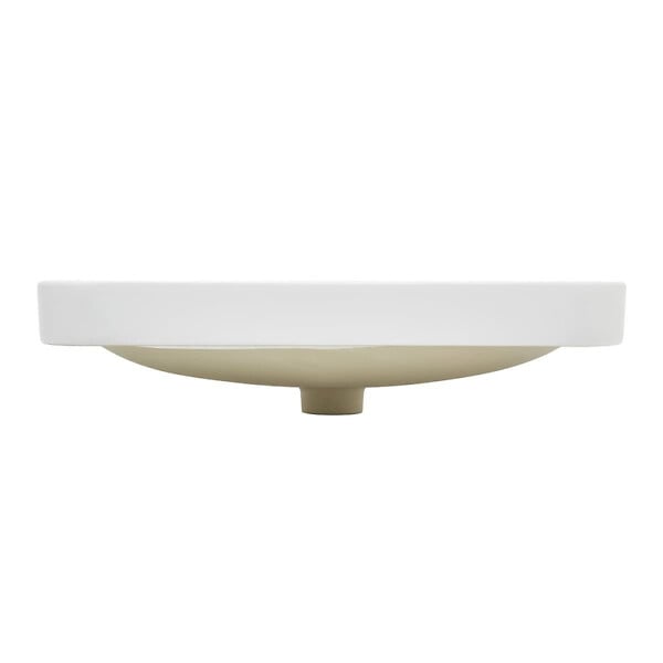 SWISS AQUA TECHNOLOGIES - Swiss Aqua Technologies Meuble lavabo Swiss Aqua Technologies Fusion 60,5x46 cm blanc mat, trou pour robinet au milieu SATFUS6046MW - large