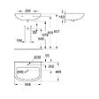 GROHE - Grohe Bau Ceramic Lavabo suspendu 65cm (39420000) - vignette