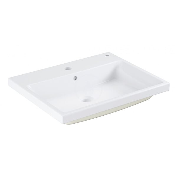 GROHE - Cube ceramic Vasque à encastrer par dessus 60 cm, blanc alpin (3947900H) - large