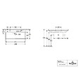 VILLEROY & BOCH - Villeroy & Boch Plan de toilette Avento, 1000 x 470 x 165 mm, Blanc, avec trop-plein (4156A401) - vignette
