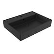 SWISS AQUA TECHNOLOGIES - Swiss Aqua Technologies Lavabo rectangulaire noir mat SAT Infinitio 60,5x46,5 cm (SATINF6046BKM) - vignette