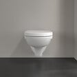 VILLEROY & BOCH - Cuvette suspendue à fond creux, 36x49x33 cm + Abattant avec frein de chute, blanc (O.NOVOCOMPACT) - vignette