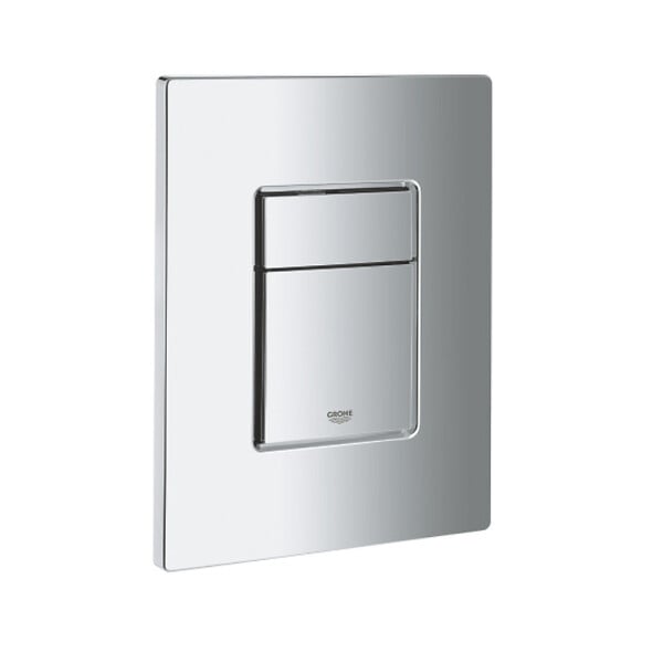 GROHE - Pack WC bâti-support Rapid SL + WC suspendu sans bride + abattant SoftClose + plaque chrome (RAPSL082-CETOR1DE) - large