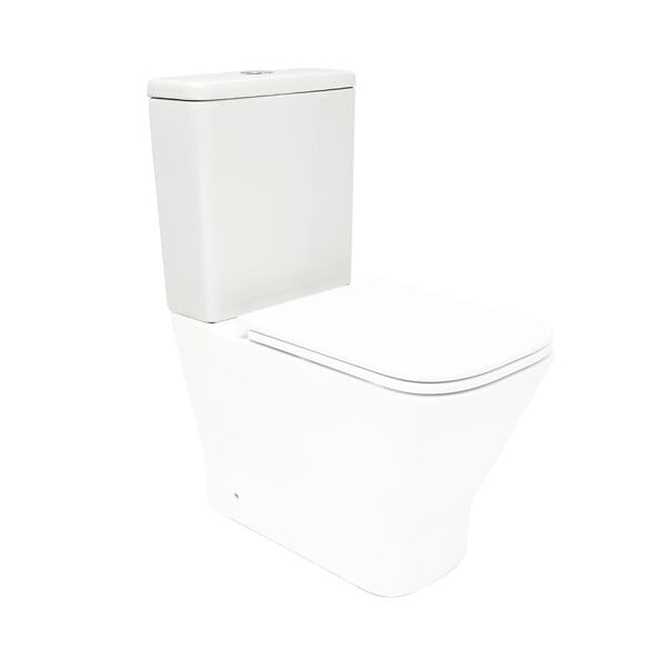 SWISS AQUA TECHNOLOGIES - Swiss Aqua Technologies B-Way réservoir de chasse en céramique pour WC à poser avec couvercle, sans armature, blanc (SAT2168CL) - large