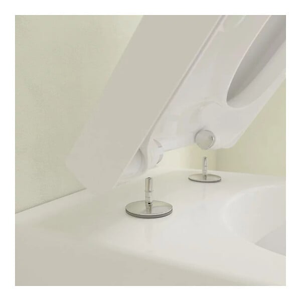 VILLEROY & BOCH - Subway 2.0 Set Cuvette sans bride DirectFlush et SupraFix 3.0 + Abattant softclose Duroplast avec QuickRelease - large