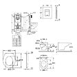 GROHE - SOLIDO Pack Bâti-support + Cuvette suspendue + Abattant +Set de montage +Plaque chrome (AUTOPORTANT-BAU-1-SABO) - vignette