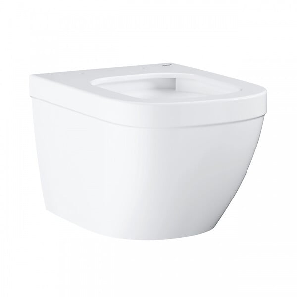 GROHE - pack bâti-support Rapid Sl + plaque Arena chrome + cuvette Euro Ceramic Compact + abattant  softclose (euroceramicset2) - large