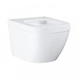GROHE - pack bâti-support Rapid Sl + plaque Arena chrome + cuvette Euro Ceramic Compact + abattant  softclose (euroceramicset2) - vignette