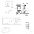 GROHE - Pack WC bâti-support Rapid SL + WC suspendu sans bride + abattant SoftClose + set habillage + plaque chrome (RSLCETOR1SB) - vignette