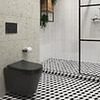 VITRA - Vitra  Integra WC sans bride + Abattant avec frein de chute en Duroplast, Noir mat (7041-083-6285) - vignette