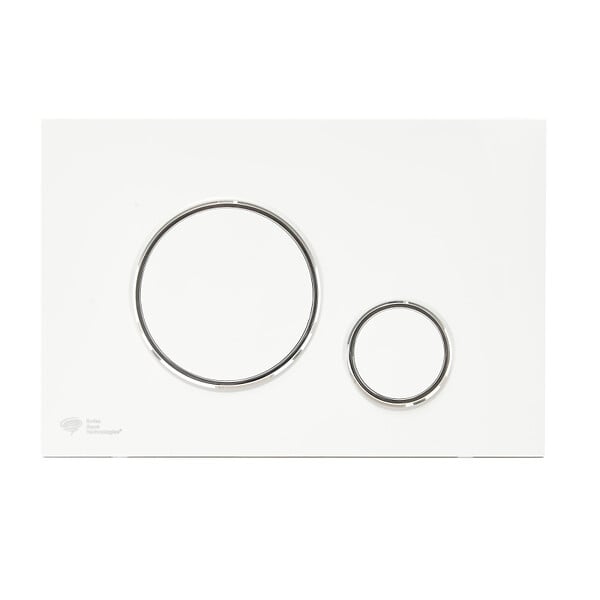 SWISS AQUA TECHNOLOGIES - Pack WC bâti-support autoportant + WC suspendu sans bride avec abattant SoftClose + plaque blanche (STROGAWR04-U) - large