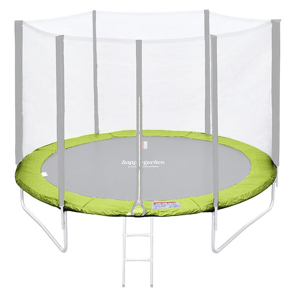 HAPPY GARDEN - Matelas de protection réversible pour trampoline Ø245cm CANBERRA - vert/bleu - large