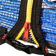 HAPPY GARDEN - Pack Premium Trampoline 245cm réversible bleu / vert CANBERRA + filet, échelle, bâche et kit d'ancrage - vignette