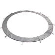 HAPPY GARDEN - Matelas de protection réversible pour trampoline Ø305cm ADELAÏDE - gris/rose - vignette