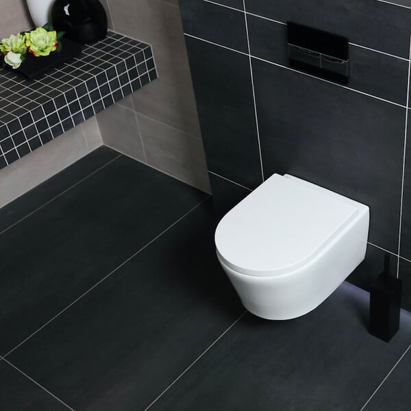 SWISS AQUA TECHNOLOGIES - Pack WC bâti ECO 2L Swiss Aqua Technologies + WC suspendu Swiss Aqua Technologies + plaque chrome brillant (STESTBRWR05-FR) - large