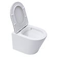 SWISS AQUA TECHNOLOGIES - Swiss Aqua Technologies Infinitio WC suspendu sans bride fixations invisibles, Abattant frein de chute, Blanc mat SATINF010RREXPWM - vignette
