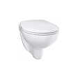 GEBERIT - Pack WC Bati-support Geberit Duofix + WC Grohe Bau Ceramic + Abattant softclose + Plaque blanche (BauGeb3) - vignette