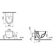 GROHE - Pack WC Bâti-support Rapid SL + WC SAT Infinitio 2.0, Noir mat + Abattant frein de chute + Plaque Chrome - vignette