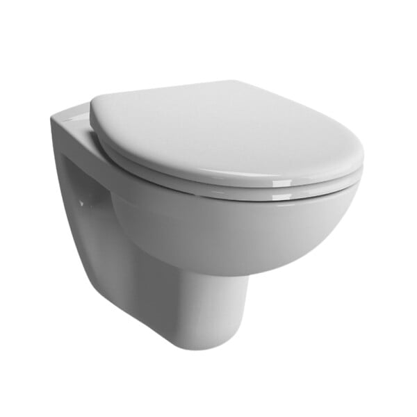 VILLEROY & BOCH - Pack WC Bâti-support Villeroy & Boch Viconnect + WC Vitra Normus + Abattant frein de chute + Plaque blanche (ViConnectNormus-2) - large