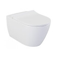 GROHE - Pack WC Bâti-support Rapid SL + WC sans bride LIVEA Bello + Abattant softclose + Plaque Chrome (RapidSL-Bello-2) - vignette