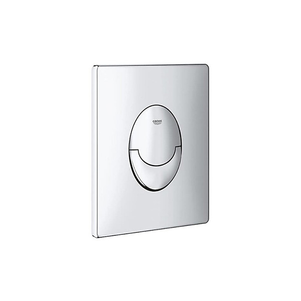 GROHE - Pack WC Bâti-support Rapid SL + WC sans bride LIVEA Bello + Abattant softclose + Plaque Chrome (RapidSL-Bello-2) - large