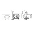 GROHE - Pack WC Bâti-support Rapid SL + WC sans bride LIVEA Bello + Abattant softclose + Plaque Chrome (RapidSL-Bello-2) - vignette