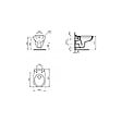 PORCHER - Porcher / Ideal Standard Pack WC suspendu sans bride + abattant Eurovit (PorcherRimless) - vignette