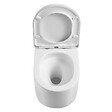 GEBERIT - Pack WC Bati-support  + WC sans bride Vortex Swiss Aqua Technologies + abattant SoftClose + plaque (DELANOTQGEB3) - vignette