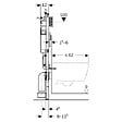 GEBERIT - Pack Geberit  DuoFix 320 + Plaque de Commande Sigma 20 Blanc Chrome (SETUP320-PRO5) - vignette