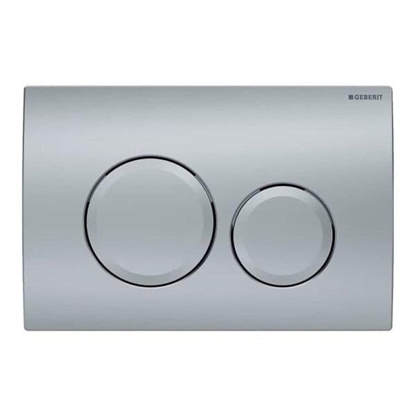 GEBERIT - pack Bati-support Geberit + cuvette suspendue Swiss Aqua Technologies sans bride + plaque Delta20 chrome mat - large