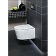 GEBERIT - Pack WC Bati-support Geberit UP720 slim + WC SAT sans bride fixation invisible + Abattant + Plaque Chrome mat SLIM-SATrimless-E - vignette