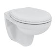 PORCHER - Porcher / Ideal Standard Pack WC suspendu sans bride + abattant Eurovit (PorcherRimless-lm) - vignette
