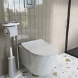 VITRA - Pack WC Bâti-support V-Fix Core + WC sans bride SAT Brevis + Plaque Chrome brillant (V-FixBrevis-8) - vignette