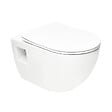 SWISS AQUA TECHNOLOGIES - Swiss Aqua Technologies Project WC suspendu sans bride avec abatant softclose, blanc (SATWCPRO010RREXP) - vignette