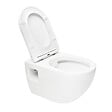 SWISS AQUA TECHNOLOGIES - Swiss Aqua Technologies Project WC suspendu sans bride avec abatant softclose, blanc (SATWCPRO010RREXP) - vignette