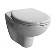 VITRA - Pack WC Bâti-support V-Fix + WC sans bride Vitra Normus + Abattant SoftClose + Plaque, Blanc Brillant (V-FixNormusRimless-1) - vignette