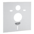 GROHE - Grohe Pack WC bâti support Solido 113cm + Cuvette SAT rimless fixations invisibles + Abattant softclose + Plaque chrome - vignette