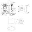 GROHE - Pack WC bâti-support autoportant Rapid SL + WC sans bride + abattant SoftClose + habillage + plaque chrome (PROCETOR1SB) - vignette