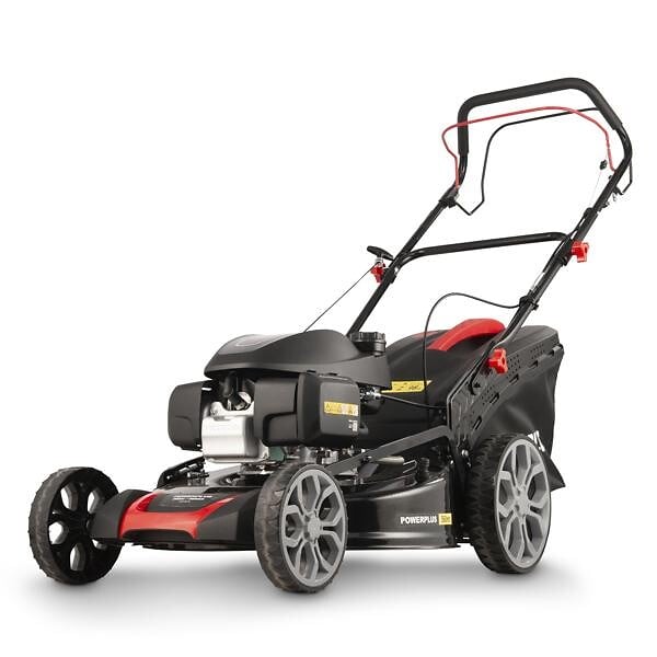 POWERPLUS - Tondeuse auto-tractée thermique POWPG60350 - L.56cm - 202cm³ - large