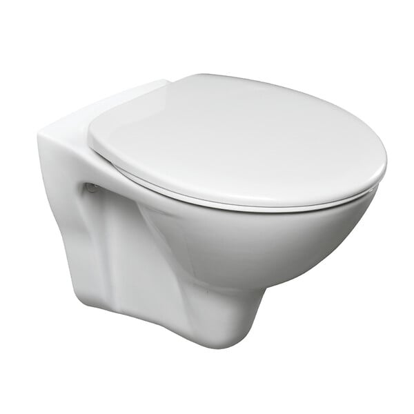 GROHE - Pack WC Bâti-support Rapid SL + WC suspendu Cersanit S-line Pro + Abattant + Plaque chrome (ARENASLPRO) - large