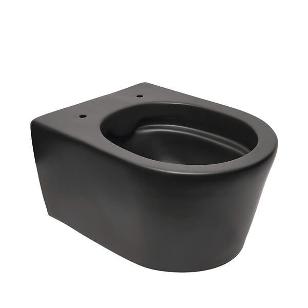 GROHE - Pack WC Bâti-support Rapid SL + WC SAT sans bride noir mat + Abattant softclose + Plaque noire mat (RapidSL-BlackSATrimless-KF0) - large