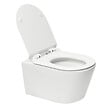 SWISS AQUA TECHNOLOGIES - Pack WC Bâti-support Rapid SL + WC sans bride SAT Brevis + Abattant slim, softclose + Plaque chrome - vignette